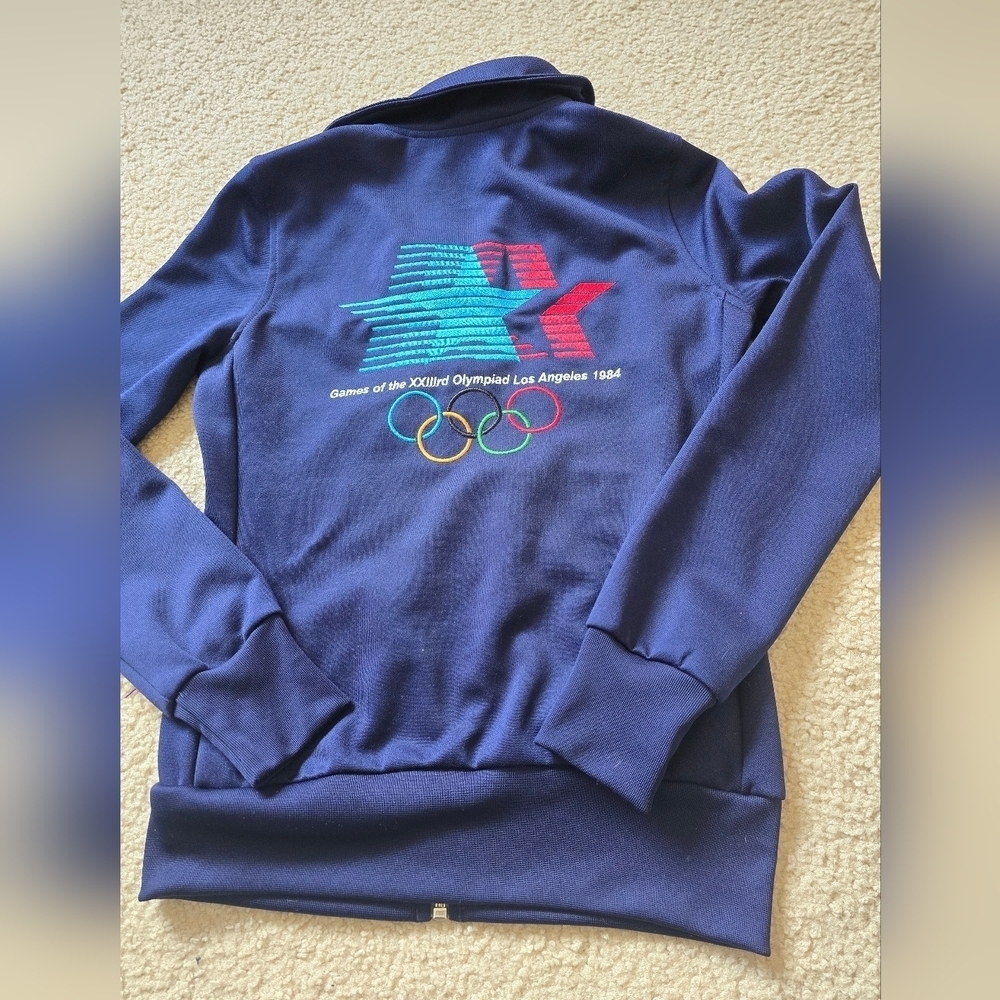 Aritzia THE OLYMPIC MUSEUM COLLECTION Full Zip Jacket Summer XXIII 1984 Size S - Picture 12 of 13